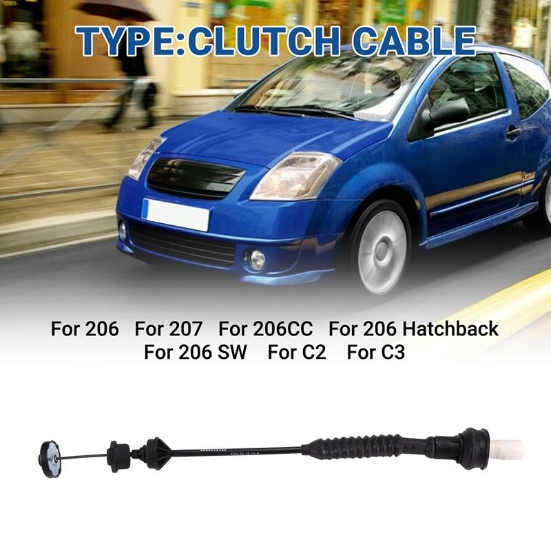 Clutch Cable 2150CK 2150EC 9686559280 For Peugeot 206 207 206CC 206 Hatchback 206 SW Citroen C2 C3 Clutch Control Cable