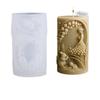 Easter Themed Candle Silicone Mould Floral Maiden Cylindrical Silicone Mold For Resin Casting and Making Candle Soap