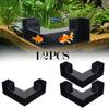 1/2Pcs Aquarium Underground Tunnel L-Shape Hiding Viewing Tunnel Fish & Shrimp Play Hideout for Fish Tank DIY Cave Ornaments