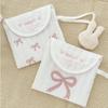 Korean-Style Embroidered Clutch Sweet Bowknot Embroidery Cosmetic Bag Sanitary Pad Pouch  Women