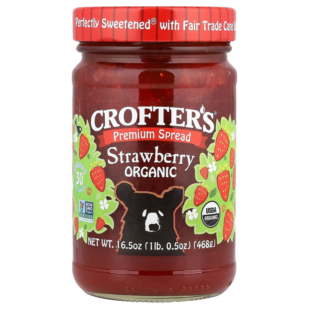 Crofter s Organic Premium Strawberry Spread 468g
