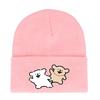 Winter Maltese Knit Hat With Printed Design For Men Women Casual Weather Cold