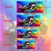 pc Large Gaming Mouse Pad Motorcycle Racer Desk Mat Nonslip Rubber Base Stitched Edge Keyboard Pads PC Tablet for Office Decor
