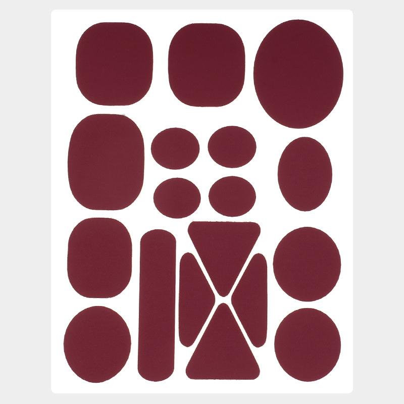 1Set Self-Adhesive Clothing Repair Patches Assorted Shapes Universal Durable Fabric Fixes For Down Jackets And Garments