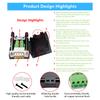 Db9 Serial Adapter Rs232/485/422 Connector Male Female 9 Pin Breakout Terminals Com Connector 21-24 Awg Wire Solderless