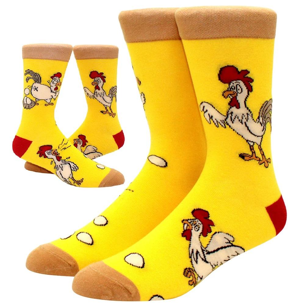 Herren Damen Socken Kreative AB Asymmetrische Baumwollsocken Mode Persönlichkeit Trend Cartoon Paar Lustige Socken Täglich Große Größe Socken