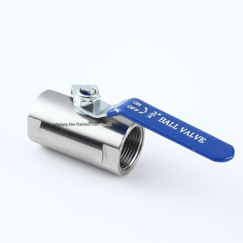High-Temperature Stainless Steel Cantonese Internal Thread Ball Valve, Thickened, 4, 6 Points, 1 & 2 Inch Options