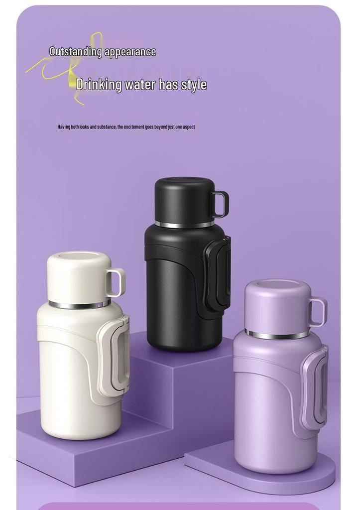 316 Stainless Steel Large Capacity Insulated Thermos Flask for Outdoor, Sports, and Household Use