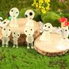 Cartoon Anime Luminous Elves Micro Landscape Ornaments Green Light Blue Light Luminous Tree Alien Elf Resin Figure Ghost Glow