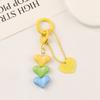 Heart Key chain Colorful Keychain pendant 2024 Earphone Case Pendant  Bag