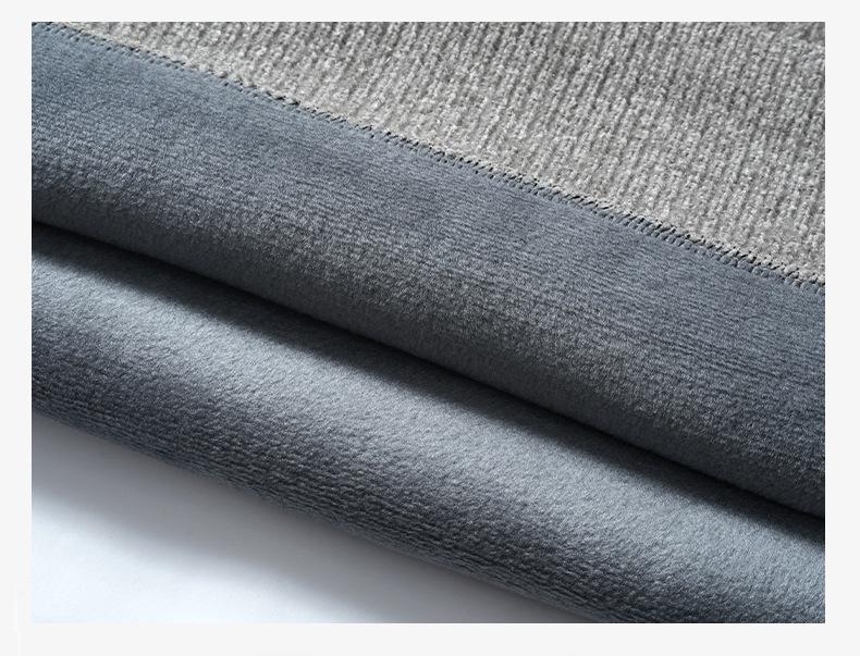2025 Winter Men's High-End Fashion Knitted Sweater, Plus Velvet Thickened Long Sleeve Base Layer