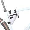 Rhinowalk Waterproof Triangle Frame Bag Professional Cycling Accessory for Road Mountain Bikes White 0.9L - & - (Small)