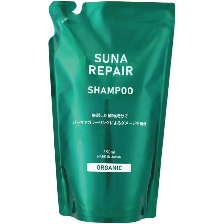 SUNA Official Gray Hair Shampoo, Non-dyed Hair Care, Aging Care Shampoo, Damage Repair, Dryness, Harness, Volume, Wavy, Damage Care after Gray Hair