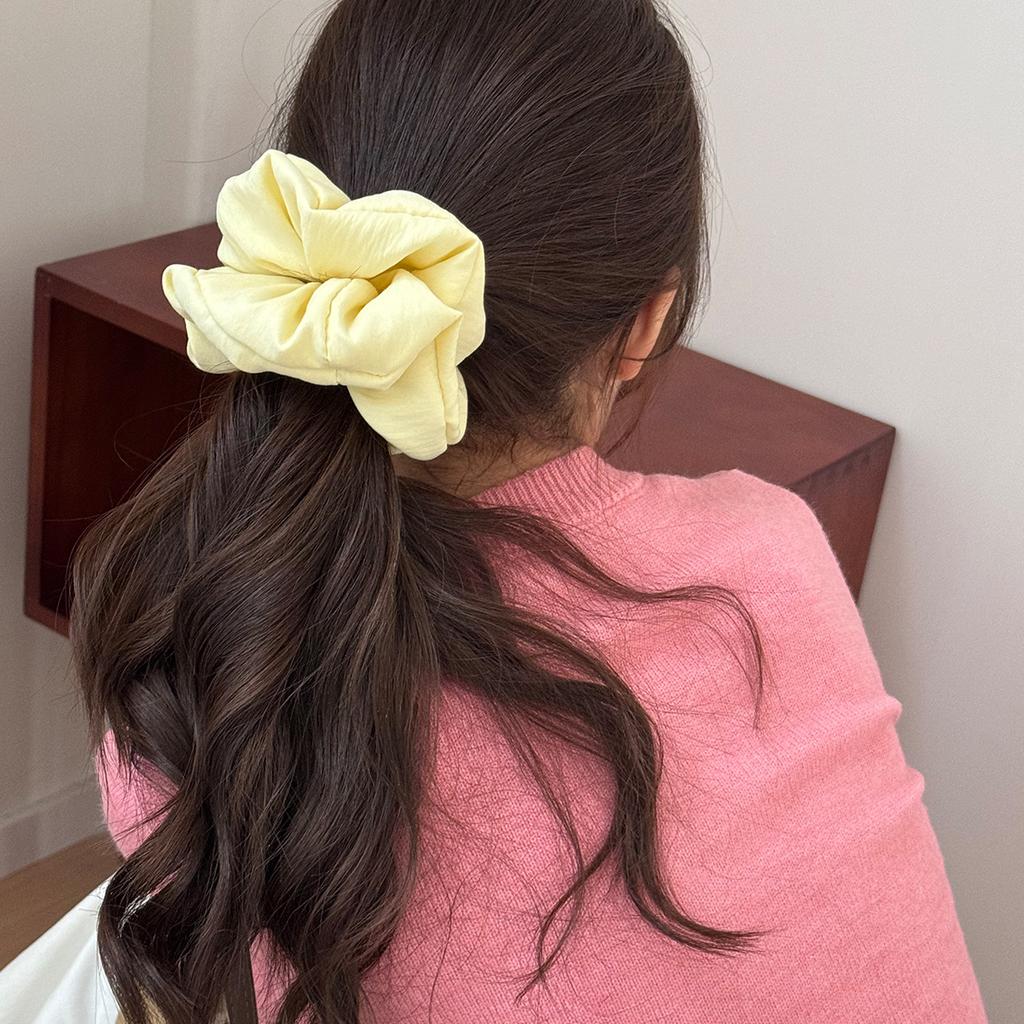 Large Big Hair Bands for Girls Women Elastic Accessories Scrunchie Ties Korean Rubber Sweets Leading Fashion Popular  New In