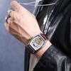 Orologio Automatico Tourbillon da Uomo Durenwei - Forma a Barile, Design Cielo Stellato Giorno/Notte
