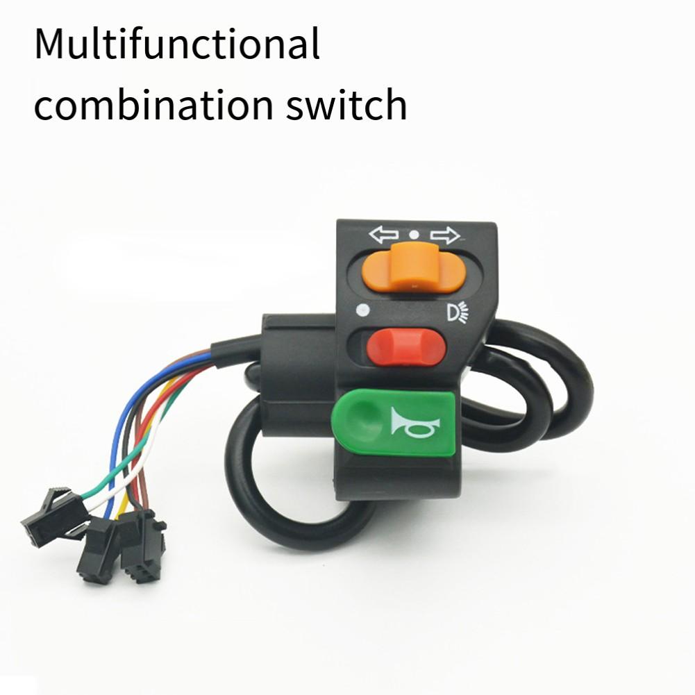 Easy Installation and Compact Design 3 in1 Motorcycle Handlebar Switch 3in1