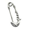 Ocean-Inspired Whale Pin Brooch with Lightweight Alloy Construction and Pin-and-Loop Closure for Coats, Scarves, Hats, Collars, and Bags
