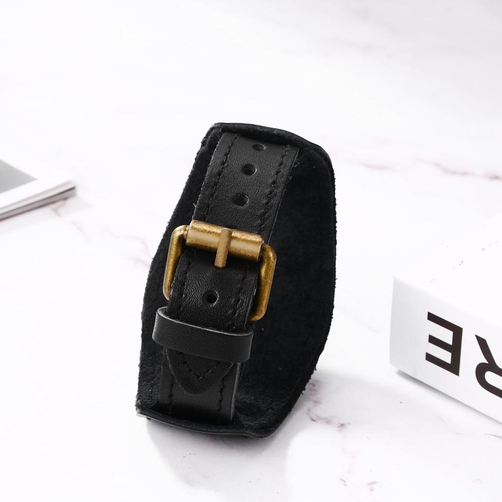 JEWELRYWE Leather Wristwatch Antique