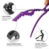 Women Styling Hairclip - Plastic Alligator Hair Sectioning Clips - Durable Alligator Hair Clip with Nonslip Grip & Wide Gator Big Teeth for Easy Styli