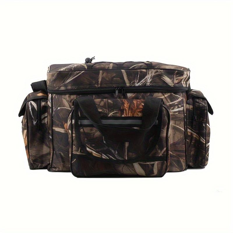 

Large Capacity Camouflage Fishing Tackle Bag,Single Shoulder Sling Design, Multifunctional Outdoor Gear Organizer with Multiple Compartments 1pc