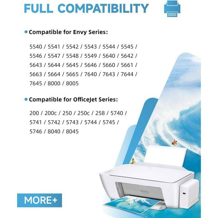 Cartouche d'encre - ZUUKO - 62 XL Noir - Haute technologie - Compatible HP - 750 pages