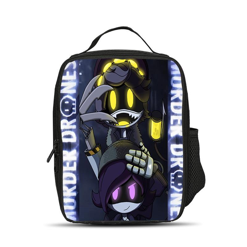 Murder Drones Ice Bag Lunch Bag Versatile  Large Capacity Strong Performance Best Gift for Boy Girl School Birthday