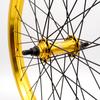 Salt BMX Wheel Everest Front Axle Compatible Gold 20-inch 3/8"