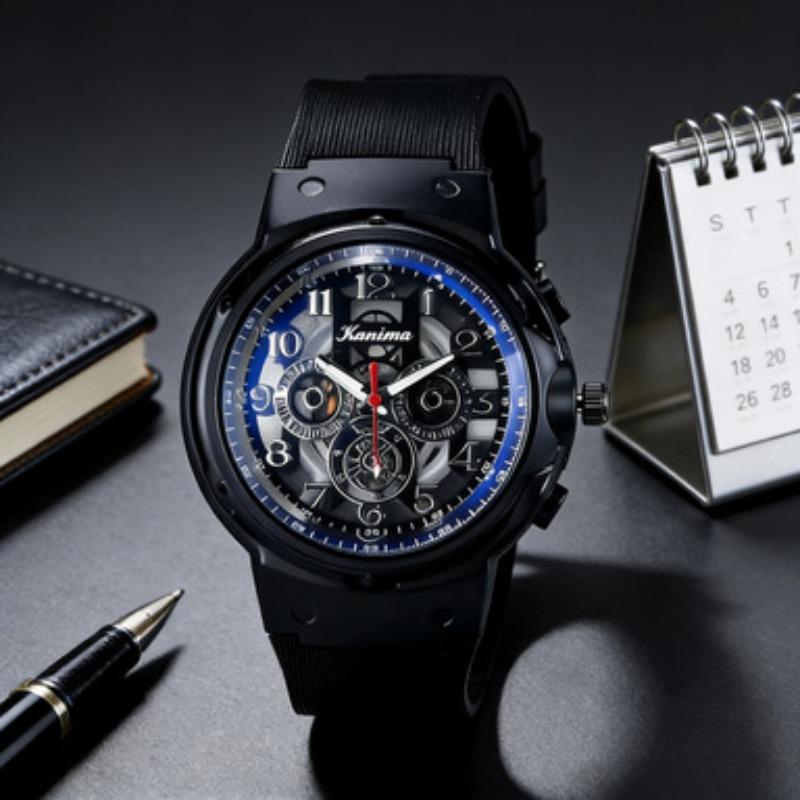 Darth Vader Soft Silicone Watch Digital Face Men s Watch Imitation Mechanical Hollow Men s Quartz Watch