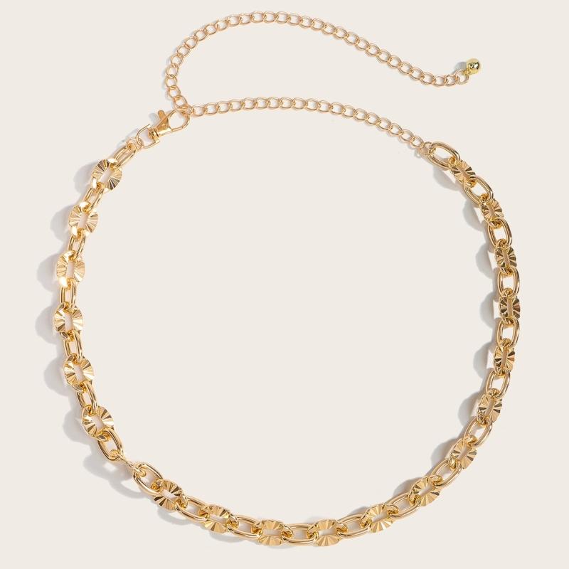 Multifunctional Metal Chain Belt Adapts To Different Outfits For Effortless Styling In Daily Life Various Occasion