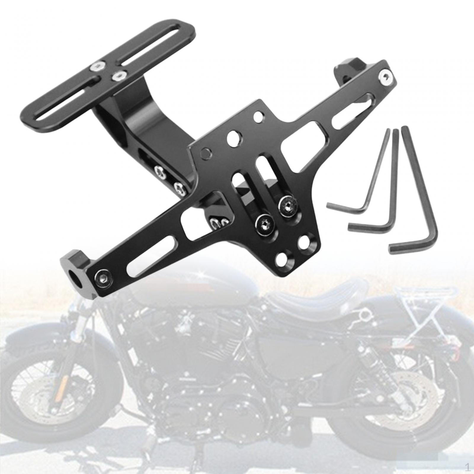 

Кронштейн номерного знака мотоцикла, высокая производительность, простота установки, прочные сменные детали, универсальность