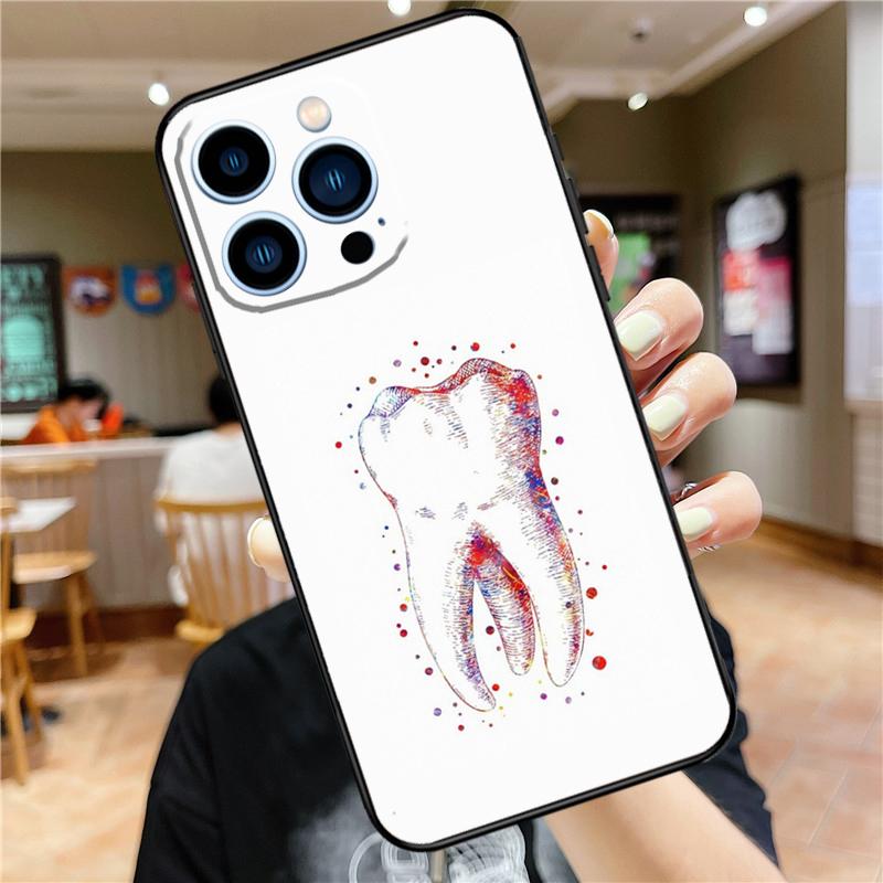 

Dental Definitions Tooth Case For iPhone 17 Pro Max 16 15 14 11 12 13 Mini Plus 16e 17 Air Bumper Cover Accessories iPhone 15 Plus