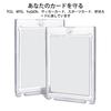 HARUMAKI Magnetic Loader, Hard Plastic Card Protector with Inner Sleeve for Pokemon Cards, Magnetic Holder for Trading Cards (Set of 5) - 35pt, 55pt,