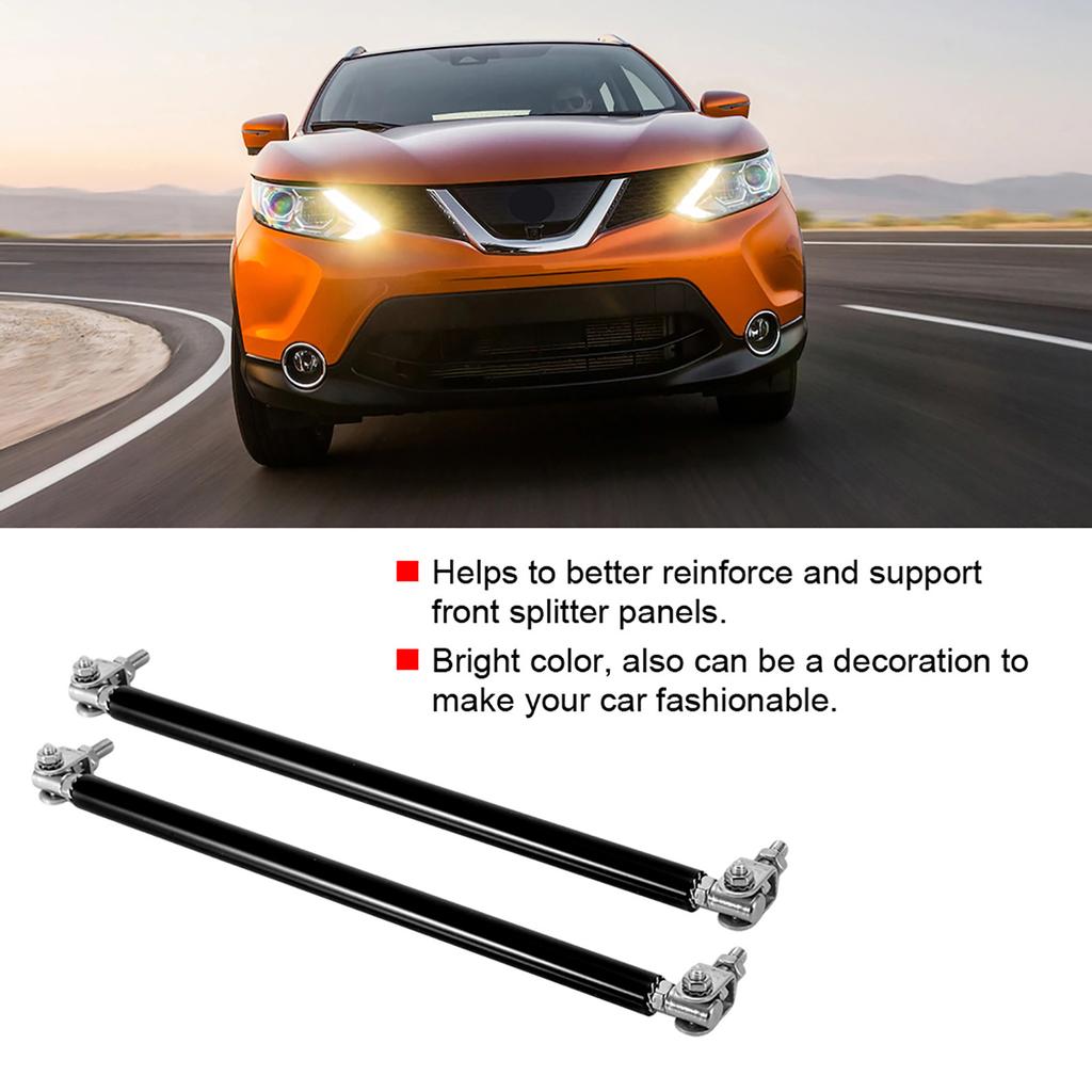 1 Pair 20cm Car Front Bumper Support Bar Strut Car Modification Support Rod(Red)
