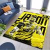 Jadon Sancho Borussia Dortmund Player Art Print Area Rug Non‑Slip Rectangular Floor Mat Soccer Fan Gaming Living Bedroom Decor