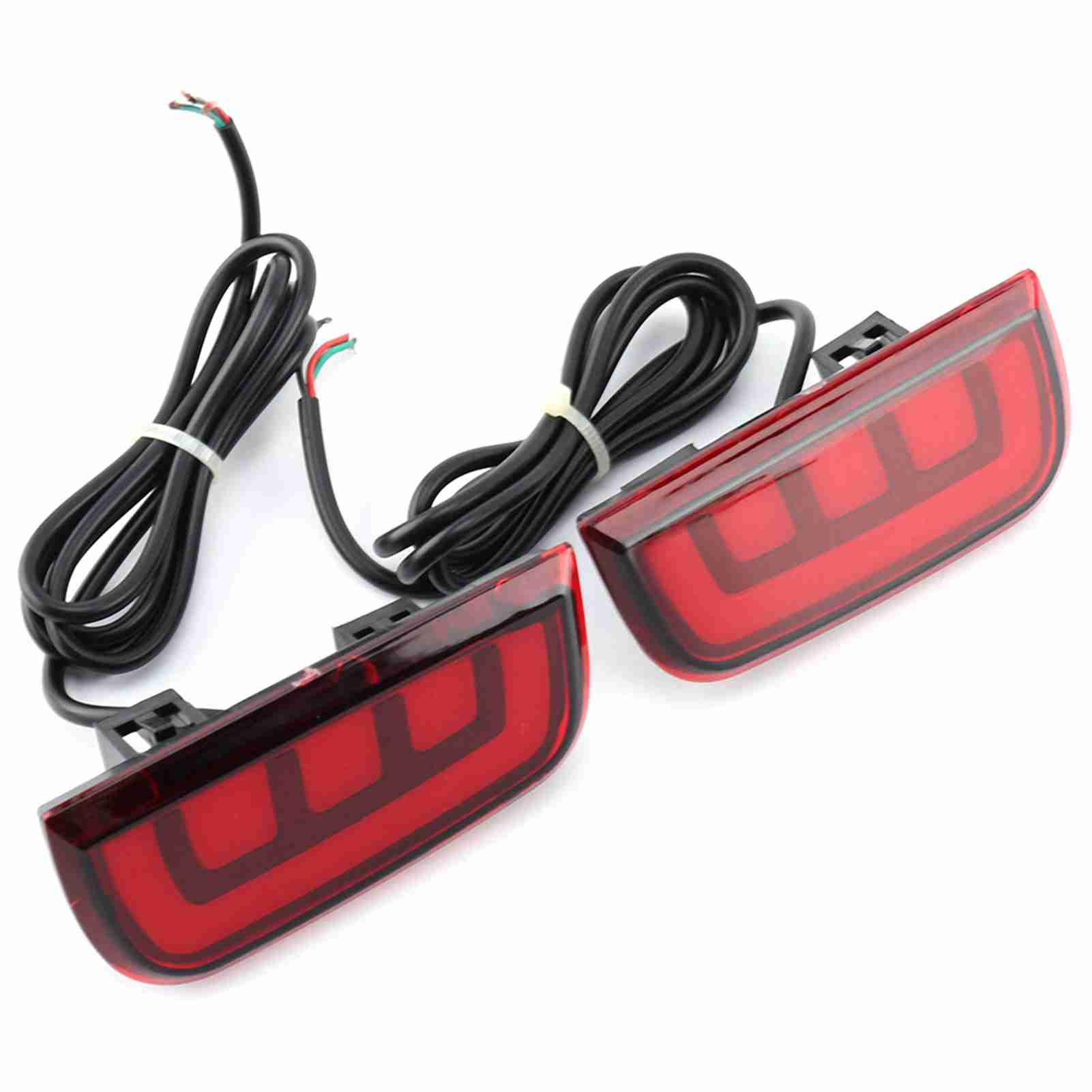 

2 шт. Автомобильный задний бампер задний фонарь DRL светодиодный тормозной отражатель противотуманный фонарь для Civic 20162017