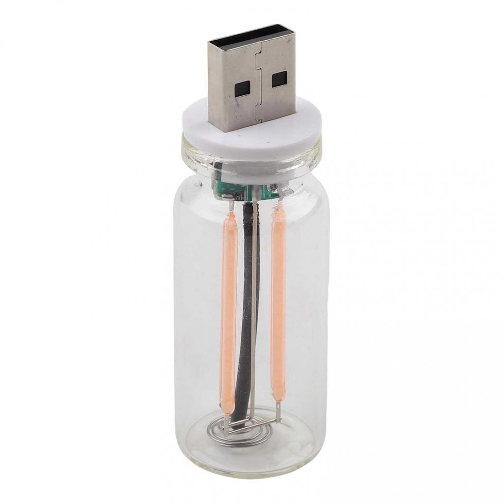 Car USB Night Light Dimmable LED Lamp Dual Filament Design