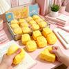 Butter Cheese Slow Rebound Squishy Toy, Press-Type Stress Relief Fidget Toy, Cheese Block Sensory Decompression Toy, Anxiety Rel
