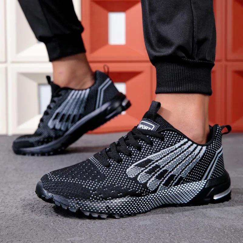 Fashion Jogging Sneaker Mens Running Shoes Wear Resistant Breathable Mesh Athletic Men Non Slip Casual Sports Shoes for Men  Zapatillas