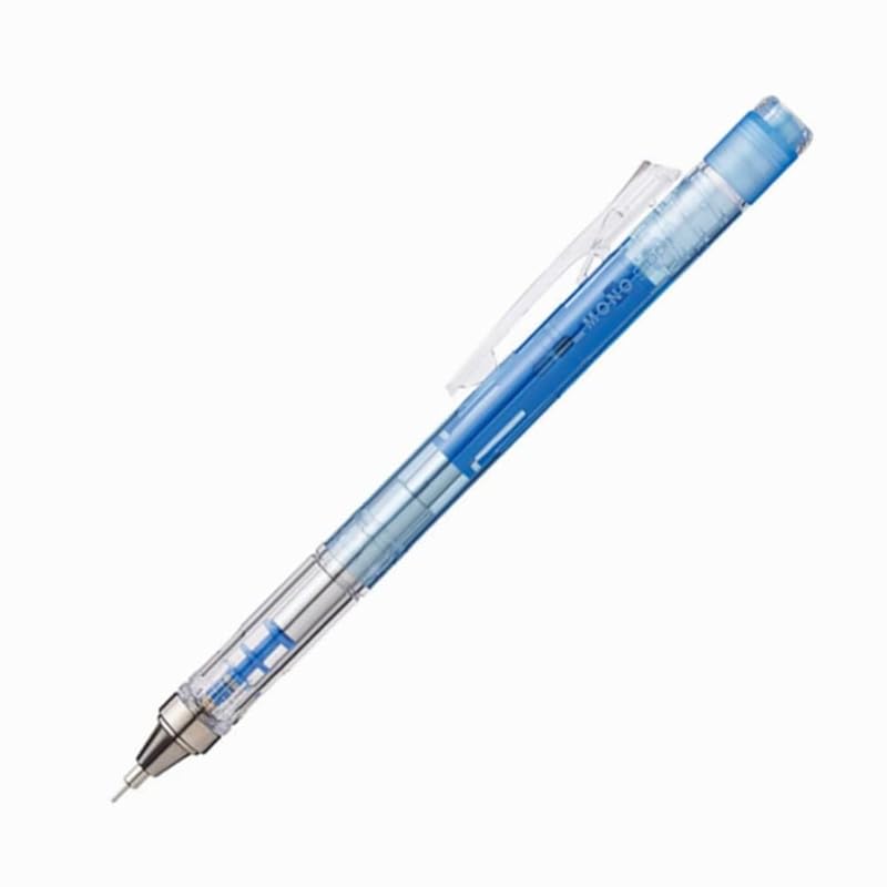 

tombow pencil MONO mechanical pencil monograph 0.5mm pendulum type clear blue DPA-138B