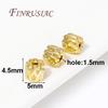 Bead Separators 18K Gold Color Irregular Spacer Beads Bracelet Beads DIY Jewelry Making Supplies Necklace Accessories