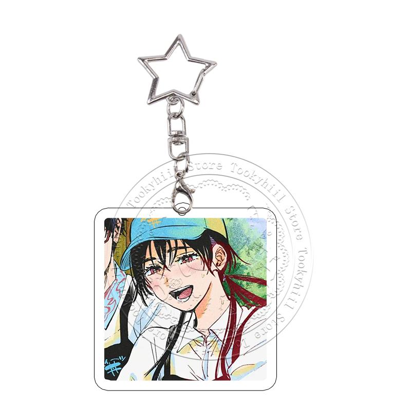 Marriagetoxin Acrylic Keychain Hikaru Gero Kinosaki Poster Keyring Kawaii Cartoon Role Pendant Decoration Accessories Girl Gift