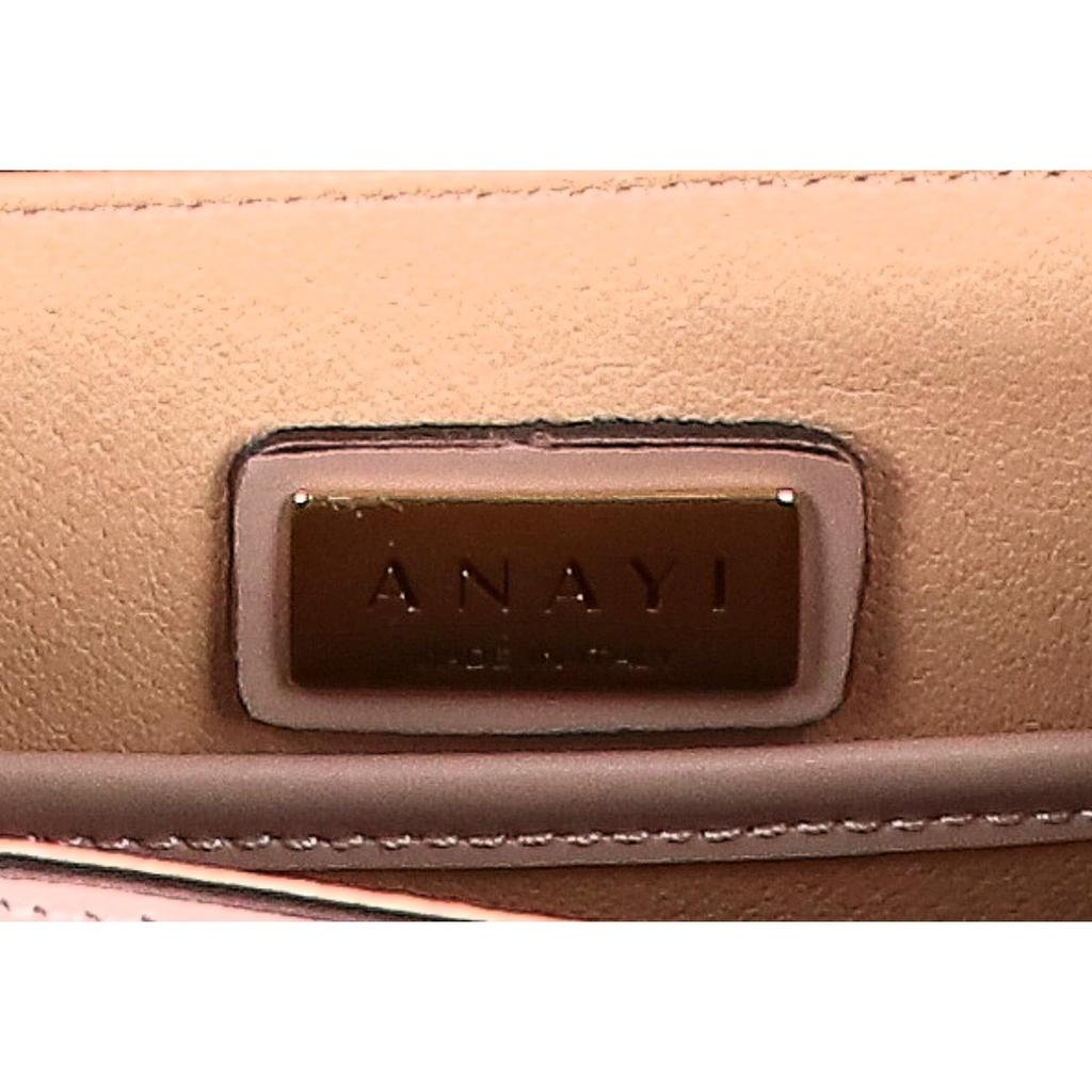 ANAYI [Good Condition] 10241818010 Combi Mini Hand Shoulder bag greigeUsed