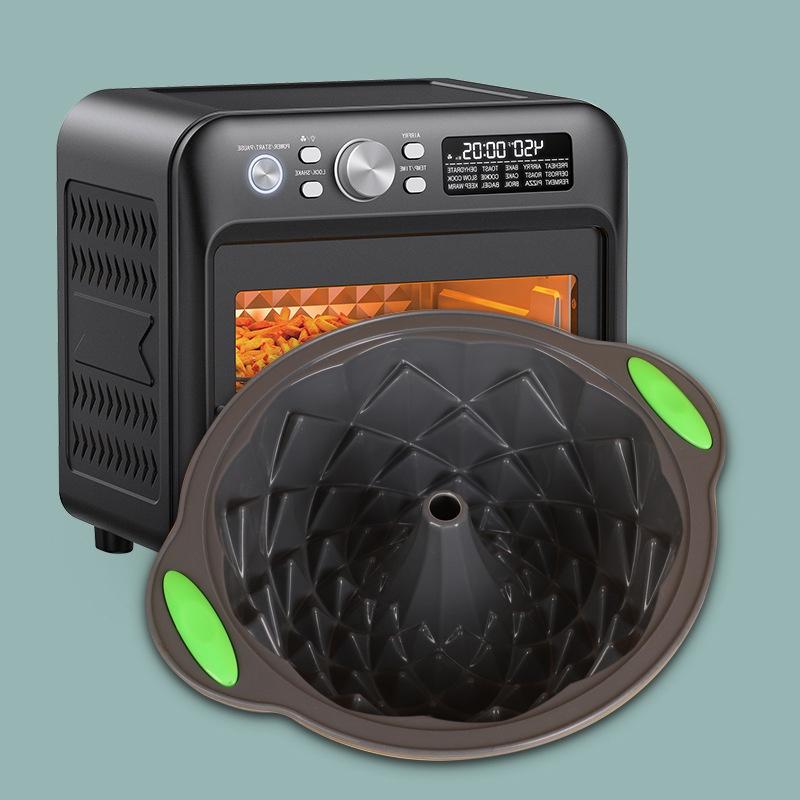Heat Resistant Silicone Air Fryer Liners Non-Stick Air Fryer Basket Replacement Bowl For Oven Baking Cooking Accessories