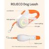 ROJECO 5M Retractable Dog Leash Automatic LED Light Luminous Roulette Leash Rope For Dogs Adjustable Pets Dog Walk Running Leads