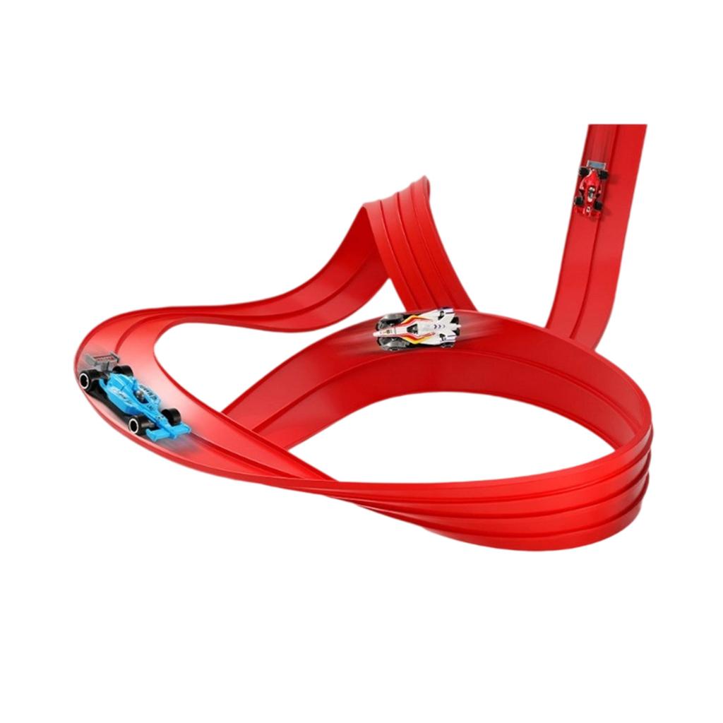 Assembly Gravity Powered Racing Track Car Toy With Customizable Track For Kids STEM Learning Craft Ability Improve