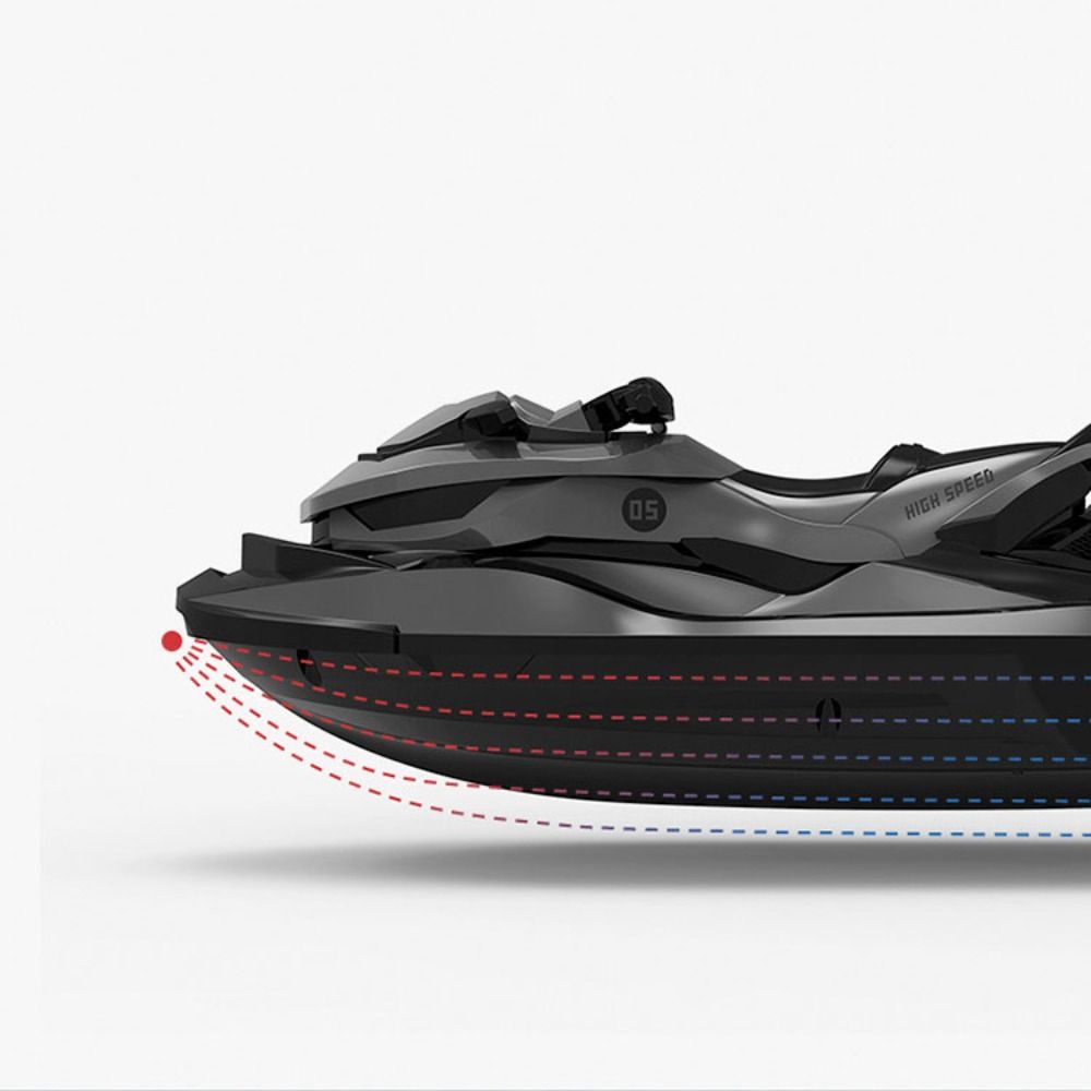 Jet Ski High-Speed Rc Motorboat Plastic 2.4g Wireless Speedboat  Home Decor