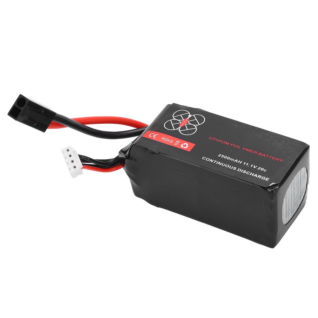 Upgrade 11.1V 2500mah 20C Lipo Battery Rechargeable for Parrot Drone RC Quadcopter