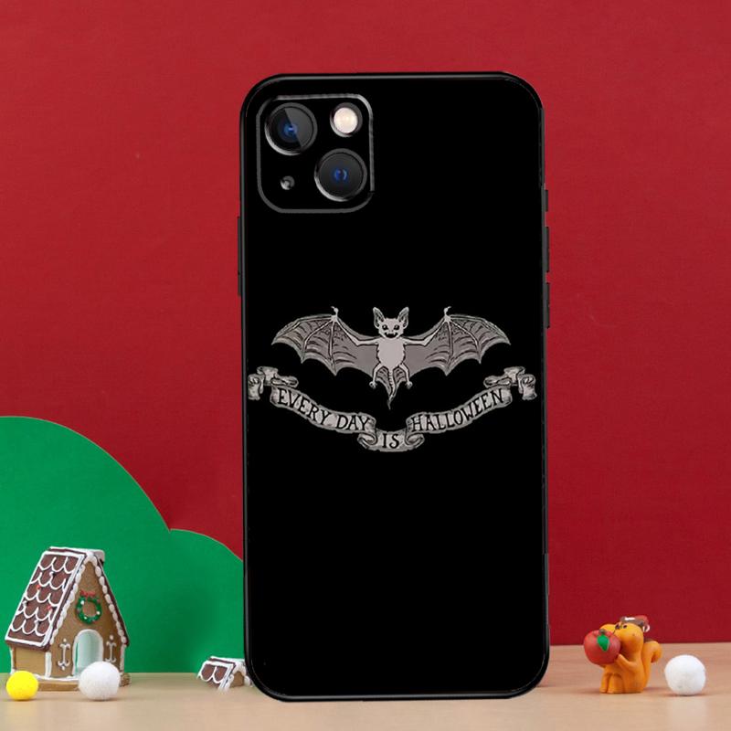 Goth Vampire Bat Gothic Phone Case For iPhone 16 15 Pro 11 14 Pro Max 12 13 Mini XS X XR 16 Plus 16e Cover Coque