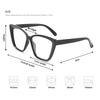 Blue Light Blocking Eye Protection Eyewear Retro Gradient Large Frame Reading Glasses Cat Eye Clear Lens Presbyopia Glasses