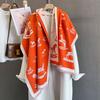 Women Cashmere Scarf  New Fashion Horse Print Scarves Blanket Bufanda Poncho Echarpe Pashmina Female Luxury Retro Shawl Wrap